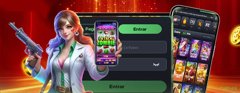 Imagem promocional do aplicativo mobile da rugbypg